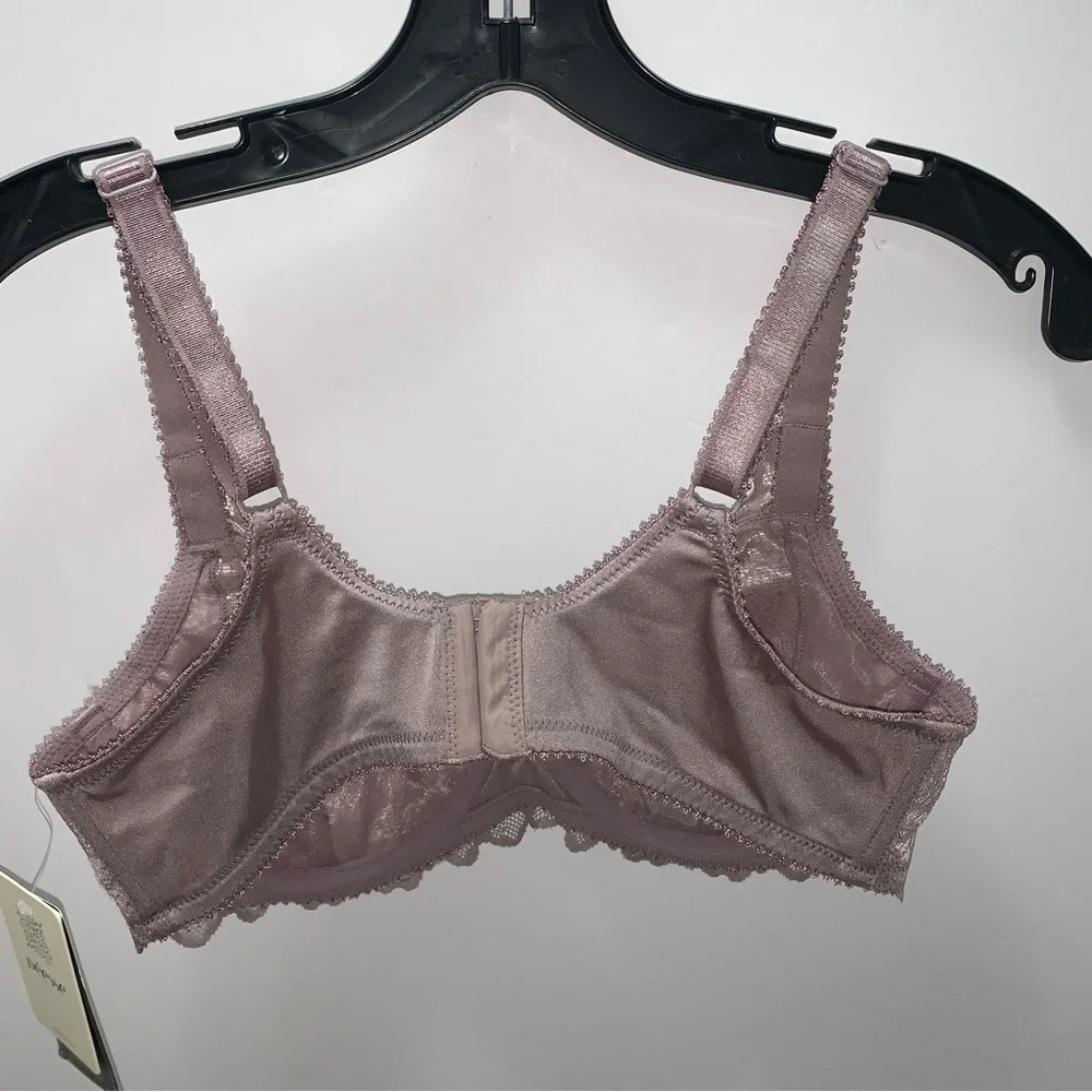 DEESSE size 36 B LACE UNDERWIRE BRA keyhole penningtons addition elle NWT - Picture 5 of 15